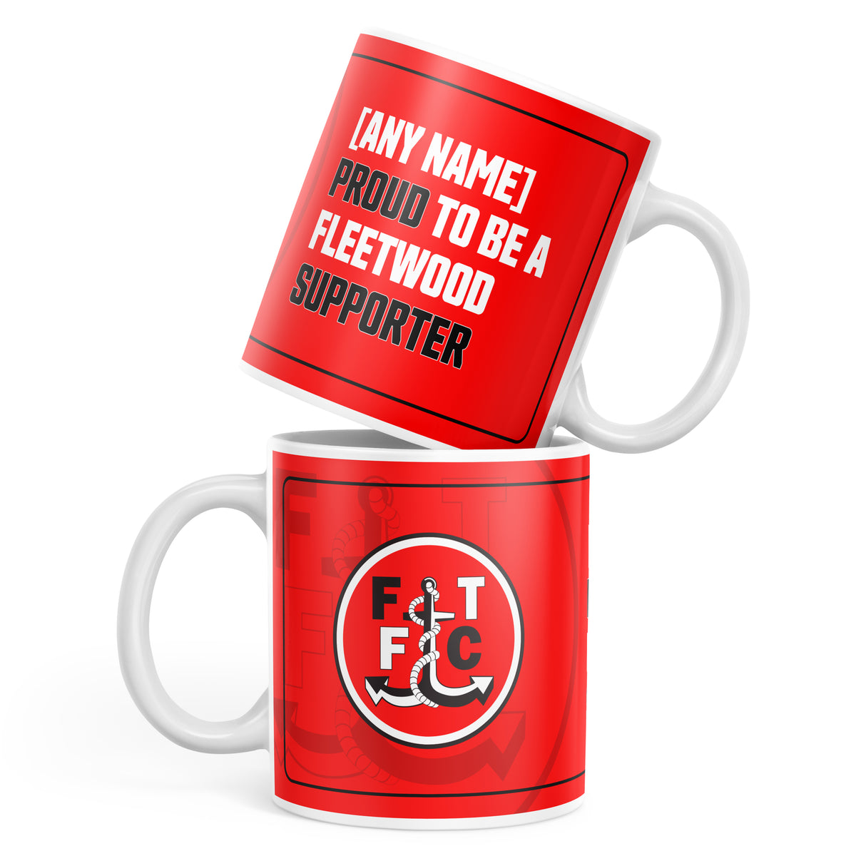 Fleetwood Town FC - Personalised Supporter Mug– Fleetwood Town Football Fleetwood Town FC - Personalised Supporter Mug– Fleetwood Town Football