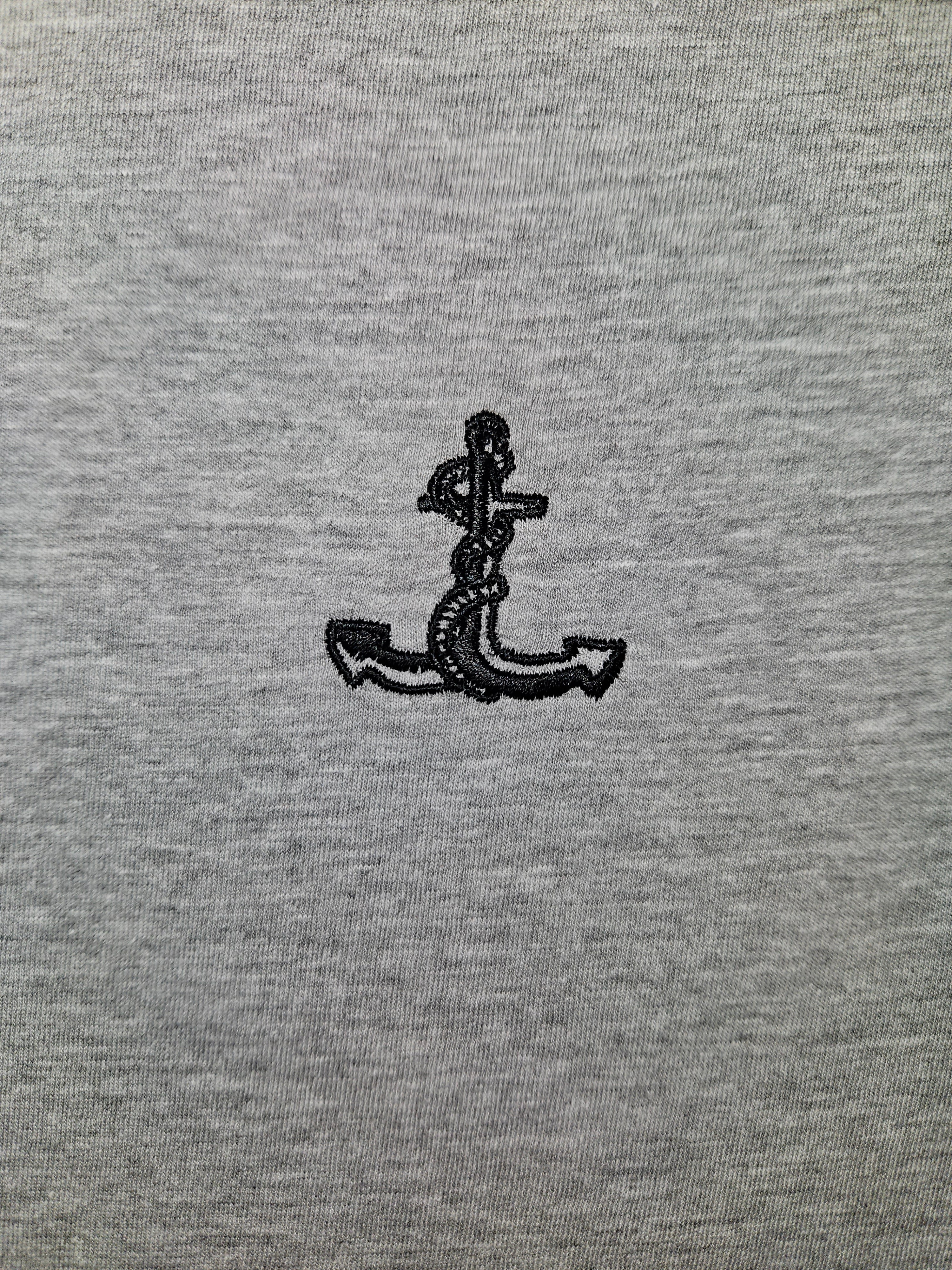 Grey Essentials Embroidered T shirt